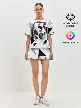 Женская пижама с шортами / BTS