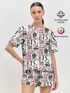 Женская пижама с шортами / BTS Collage