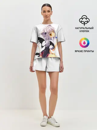 Женская пижама с шортами / High School DxD, Конэко