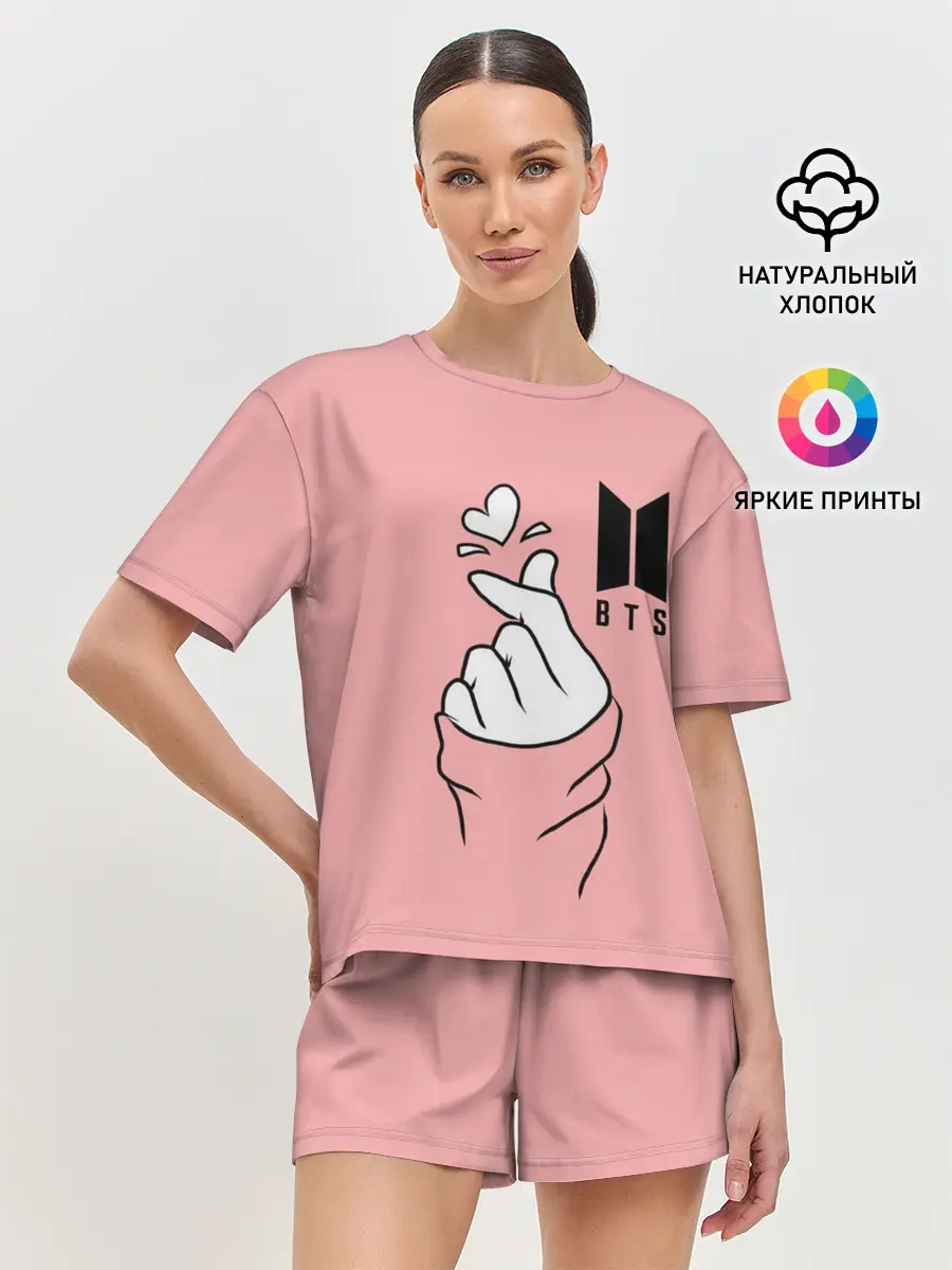 Женская пижама с шортами / BTS