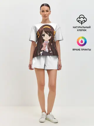 Женская пижама с шортами / Харухи Судзумия