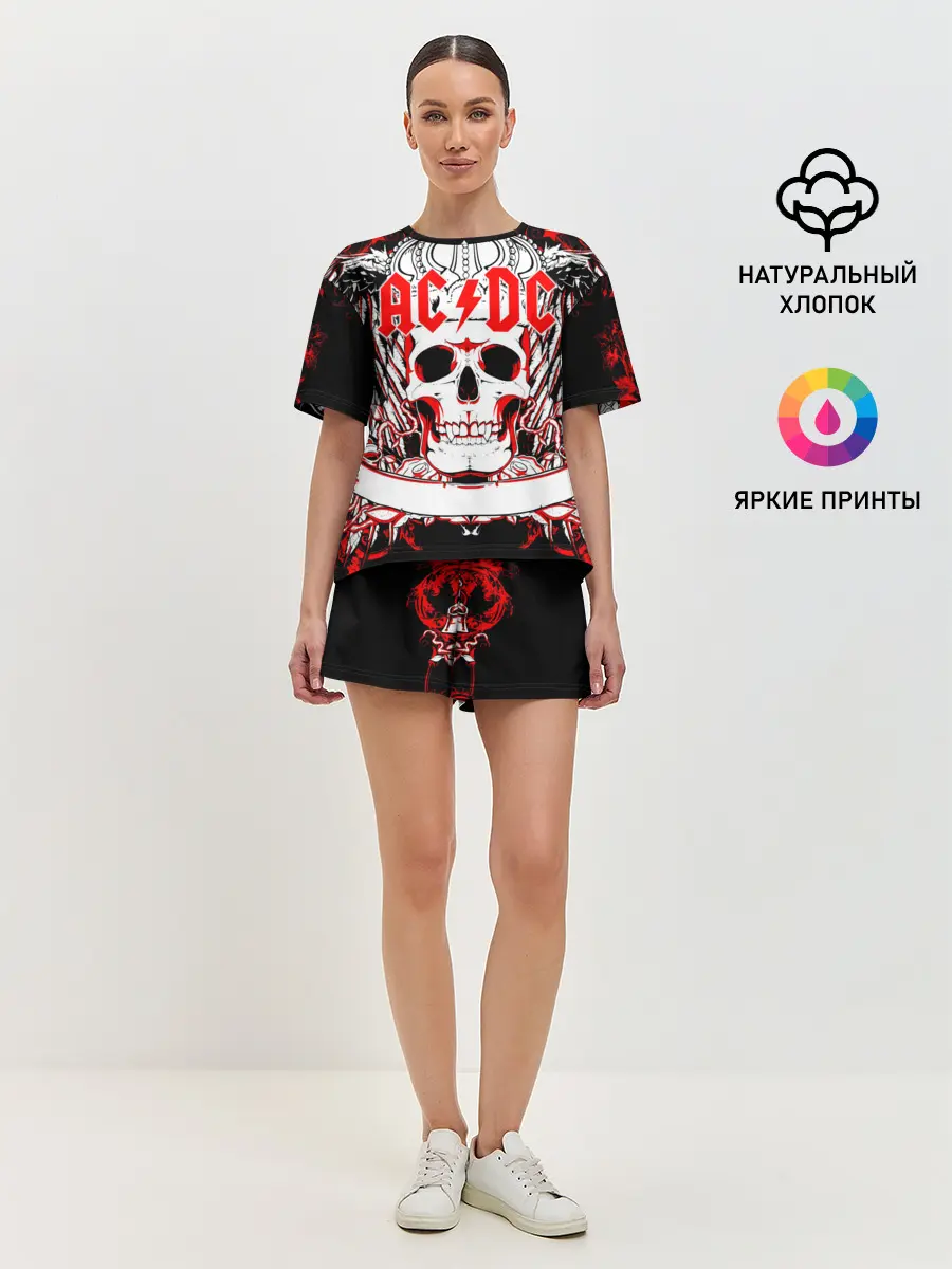 Женская пижама с шортами / AC/DC