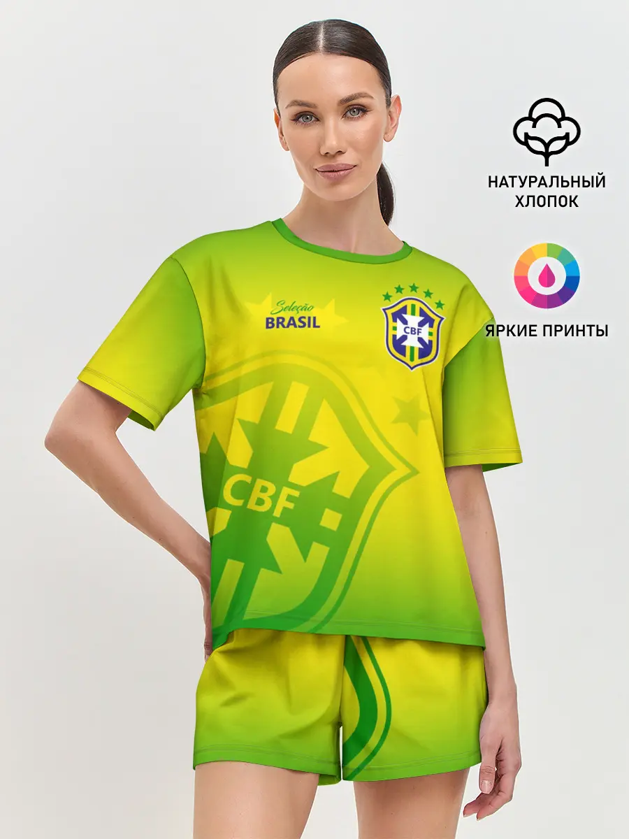 Женская пижама с шортами / Бразилия