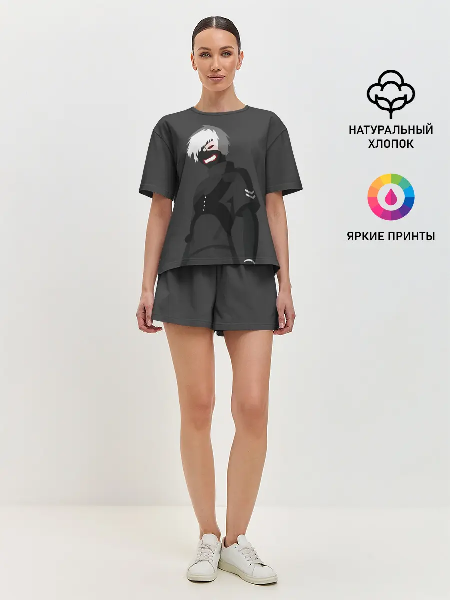 Женская пижама с шортами / Kaneki Ken высокомерный