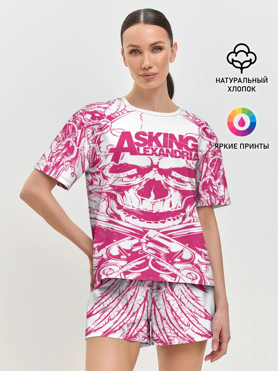 Женская пижама с шортами / Asking Alexandria