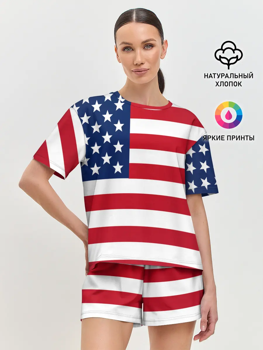 Женская пижама с шортами / USA