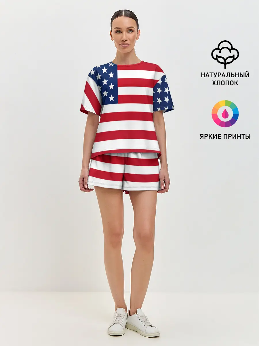 Женская пижама с шортами / USA