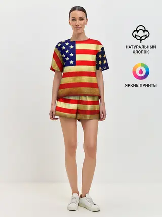 Женская пижама с шортами / USA