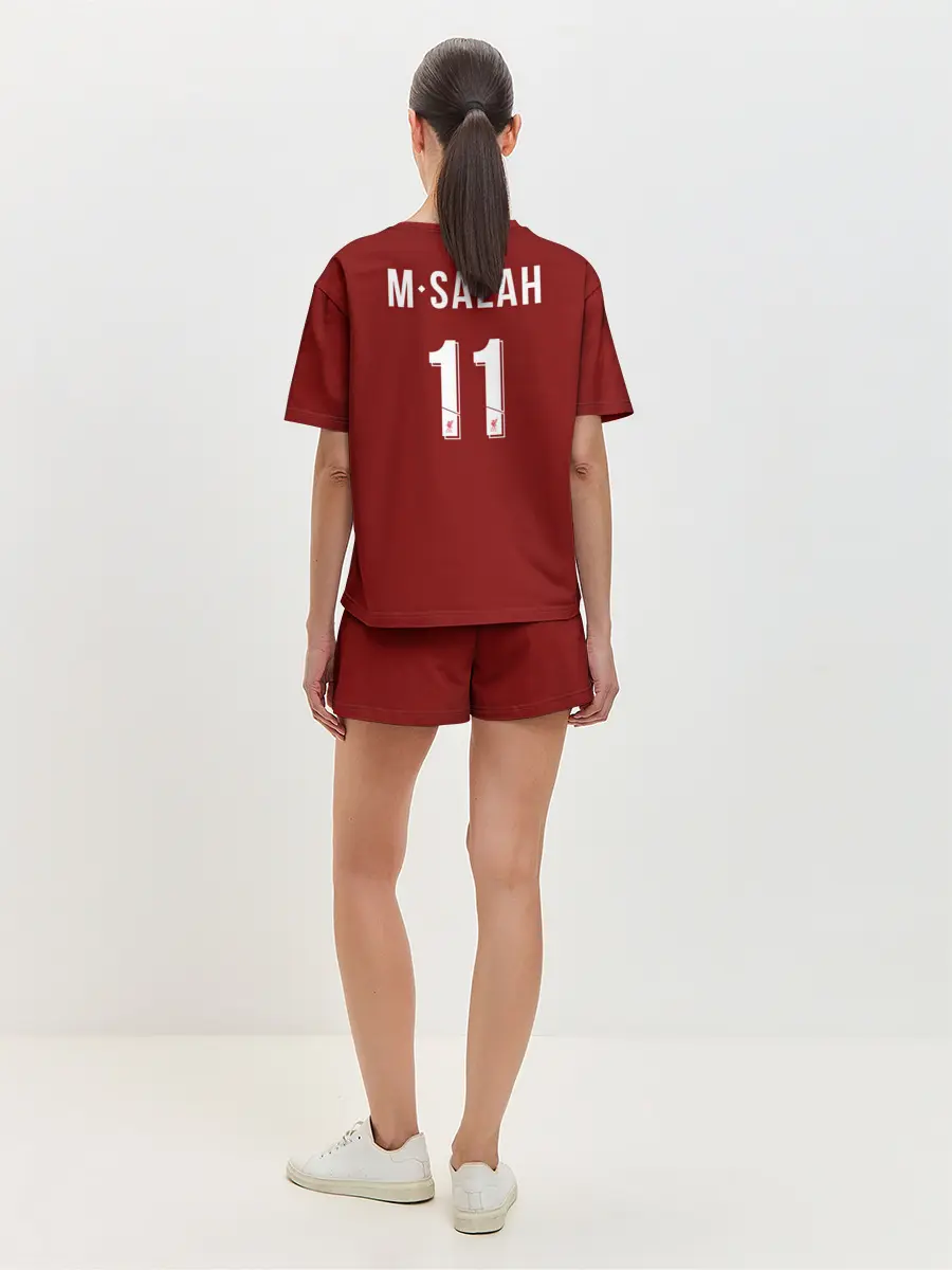 Женская пижама с шортами / М.Салах 19-20 home форма