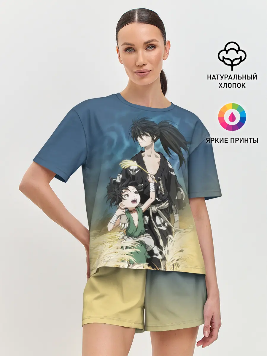 Женская пижама с шортами / Дороро