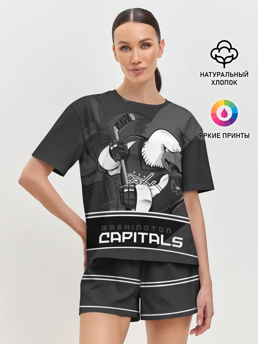Женская пижама с шортами / Washington Capitals