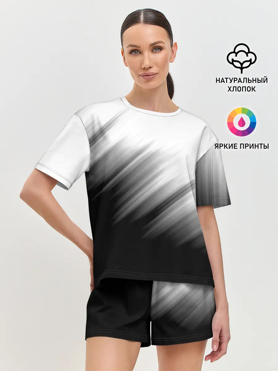 Женская пижама с шортами / ПОЛОСЫ И НИЧЕГО ЛИШНЕГО