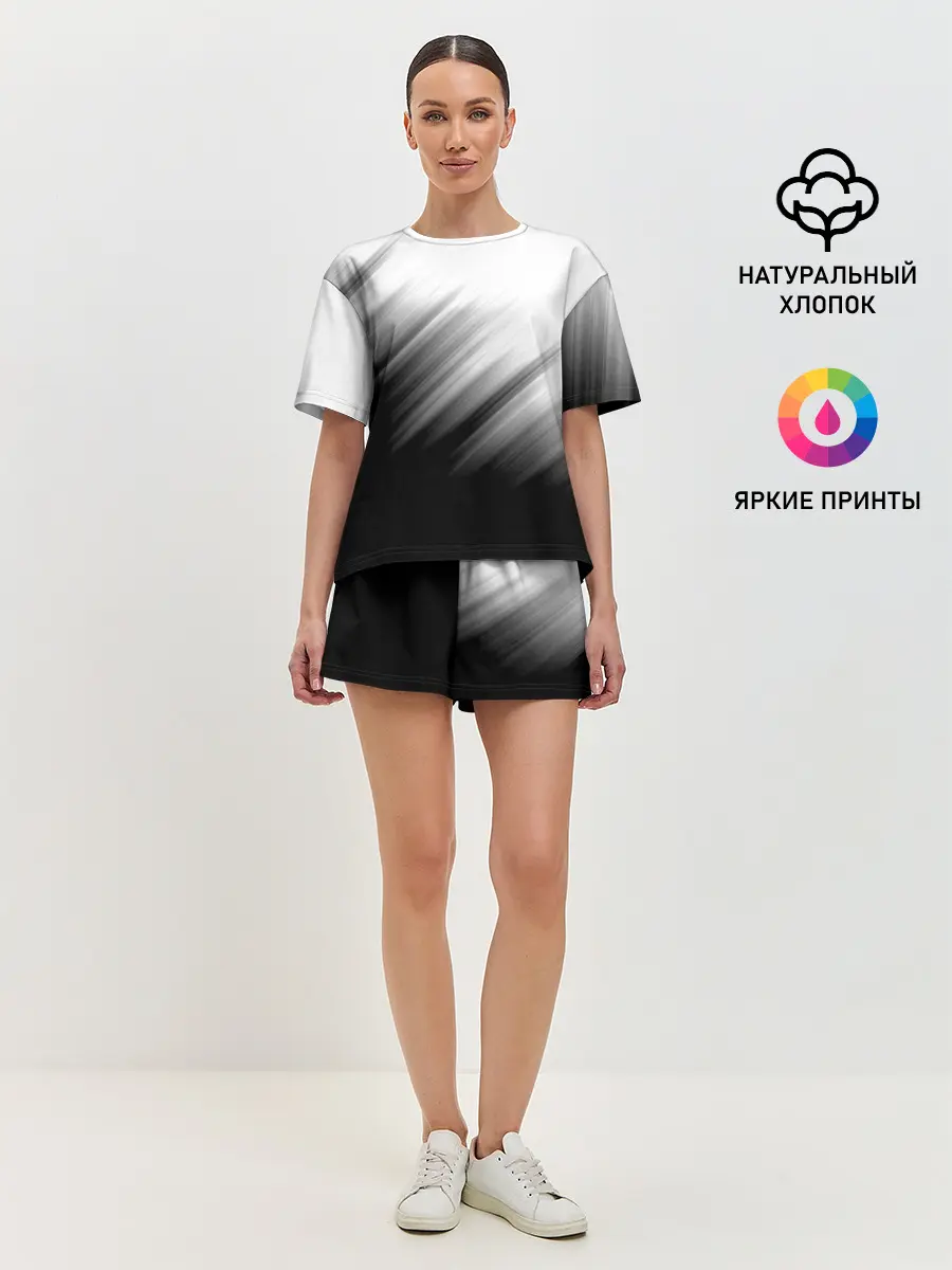 Женская пижама с шортами / ПОЛОСЫ И НИЧЕГО ЛИШНЕГО