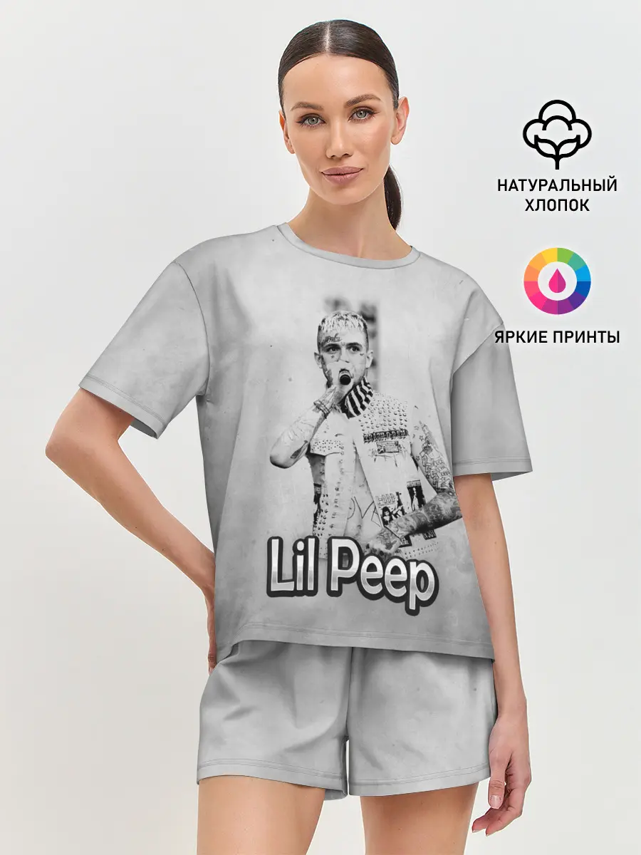 Женская пижама с шортами / Lil Peep