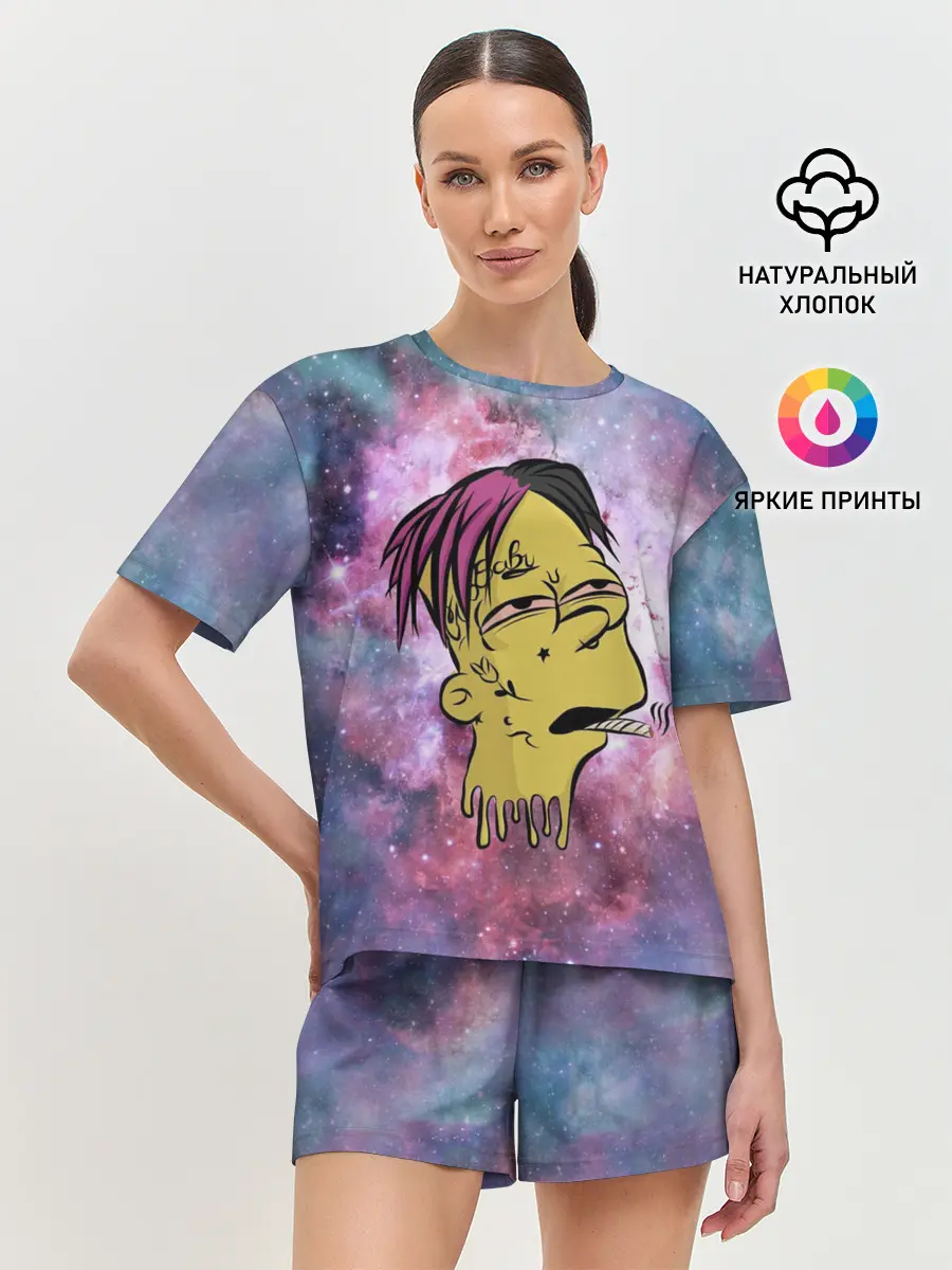 Женская пижама с шортами / Lil Peep