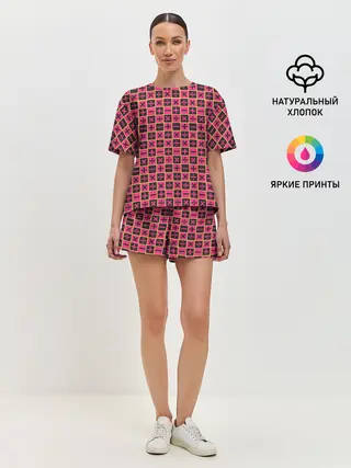 Женская пижама с шортами / Приключения ДжоДжо