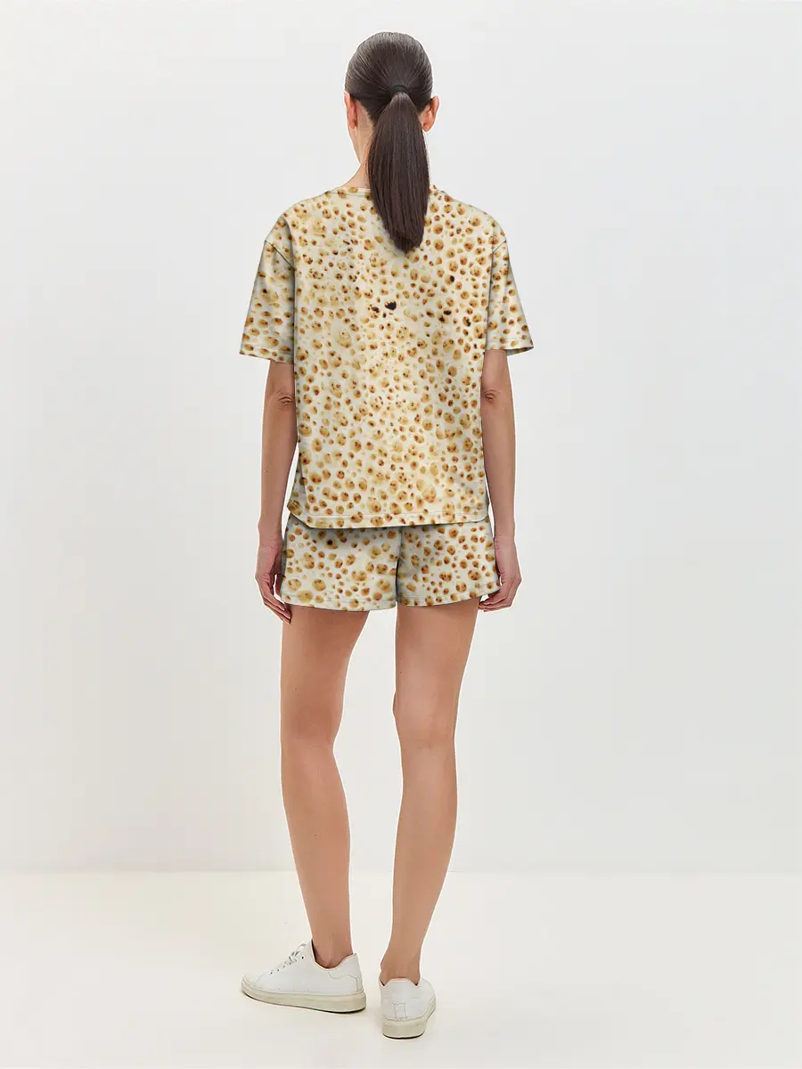 Женская пижама с шортами / Блин