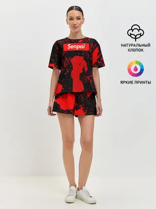 Женская пижама с шортами / Senpai