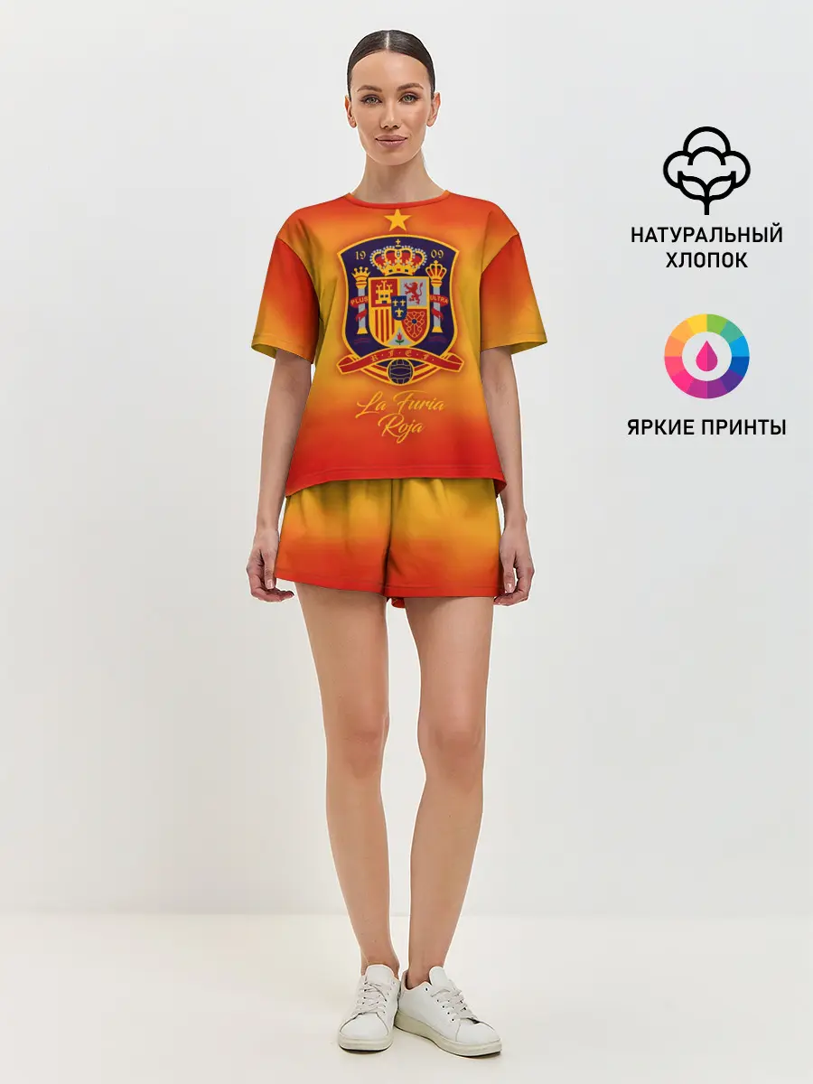 Женская пижама с шортами / Сборная Испании