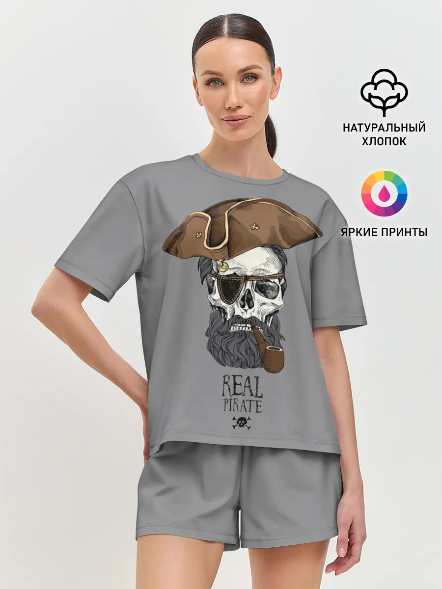 Женская пижама с шортами / Real pirate