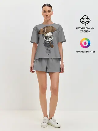 Женская пижама с шортами / Real pirate