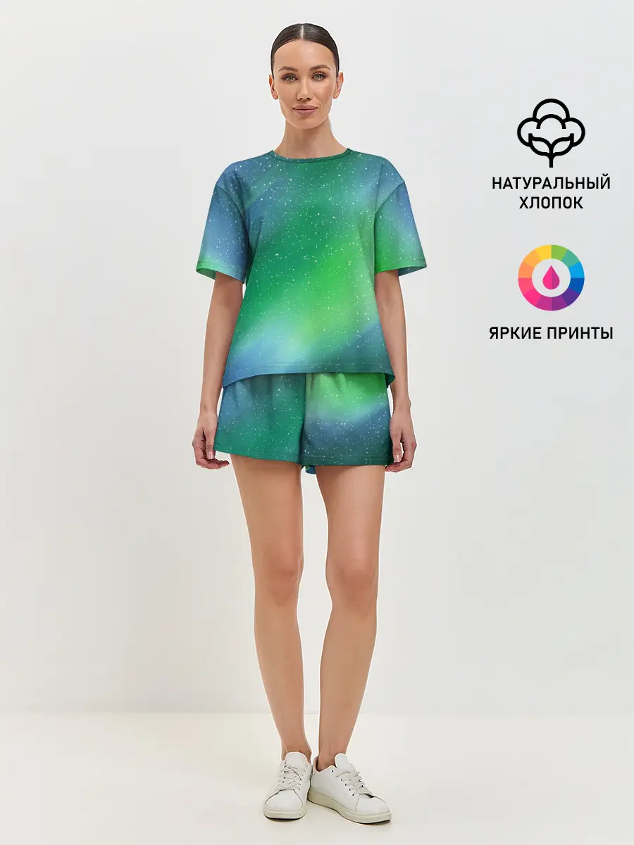 Женская пижама с шортами / КРАСКИ КОСМОСА