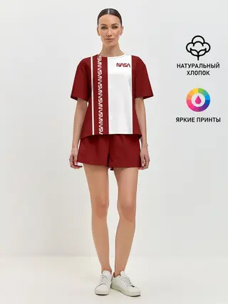 Женская пижама с шортами / NASA