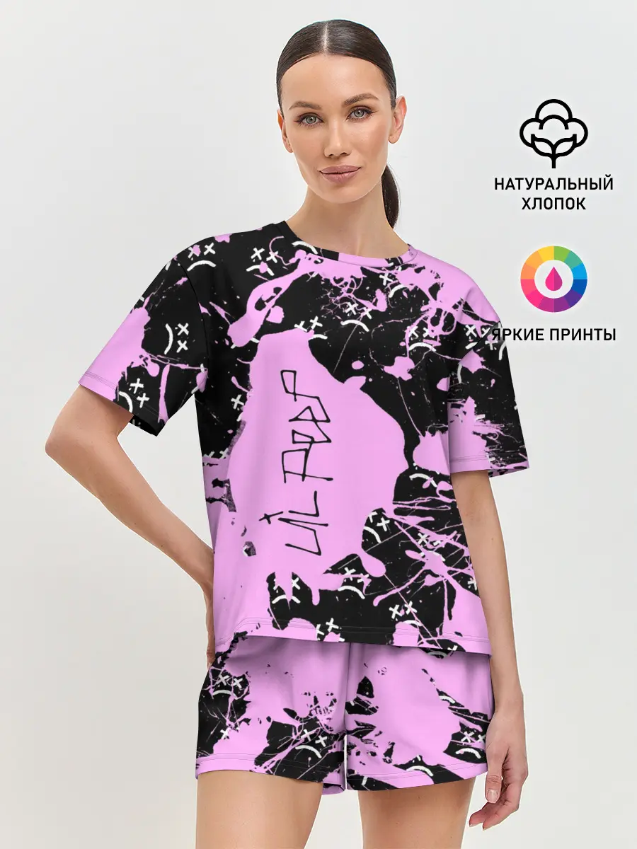 Женская пижама с шортами / LIL PEEP