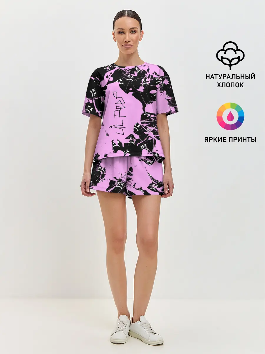 Женская пижама с шортами / LIL PEEP