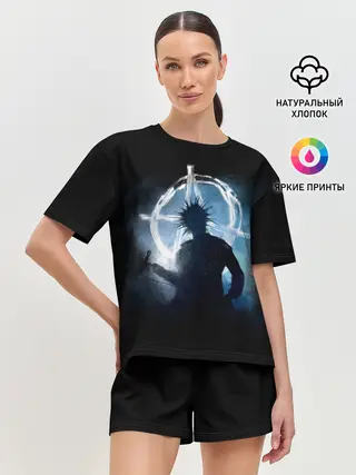 Женская пижама с шортами / Горшок