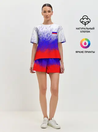 Женская пижама с шортами / Россия