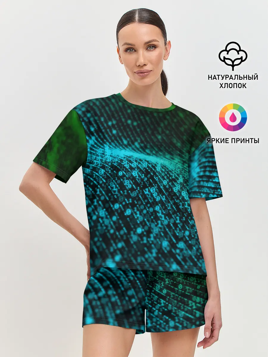 Женская пижама с шортами / ПРОГРАММИСТ
