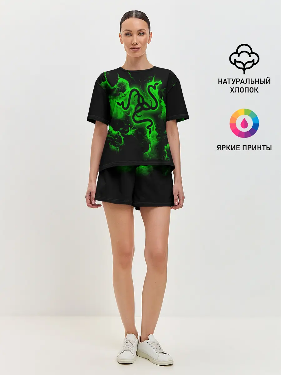 Женская пижама с шортами / RAZER