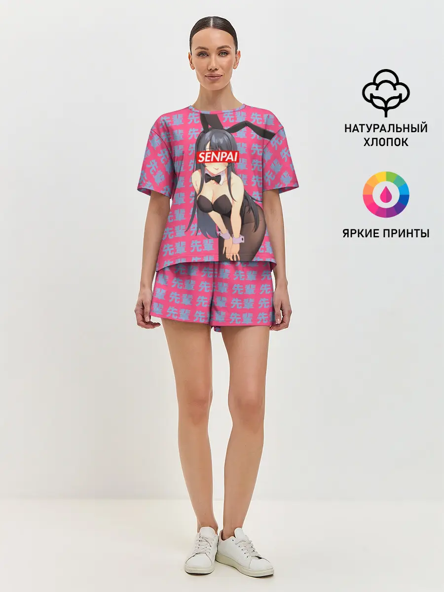 Женская пижама с шортами / Anime