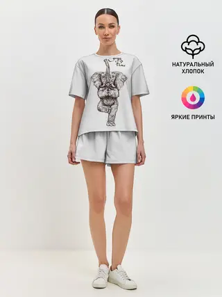 Женская пижама с шортами / Yoga time