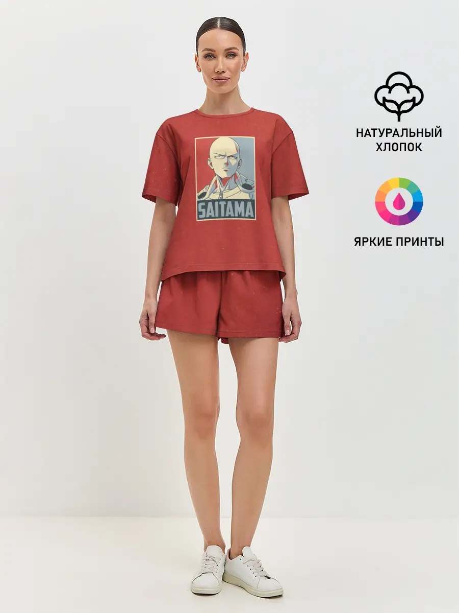 Женская пижама с шортами / Saitama