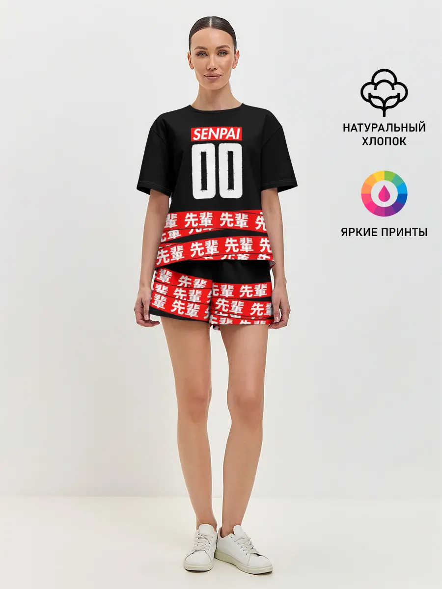 Женская пижама с шортами / Anime