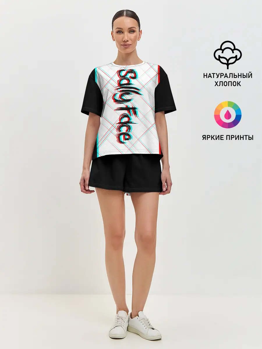 Женская пижама с шортами / SALLY FACE.