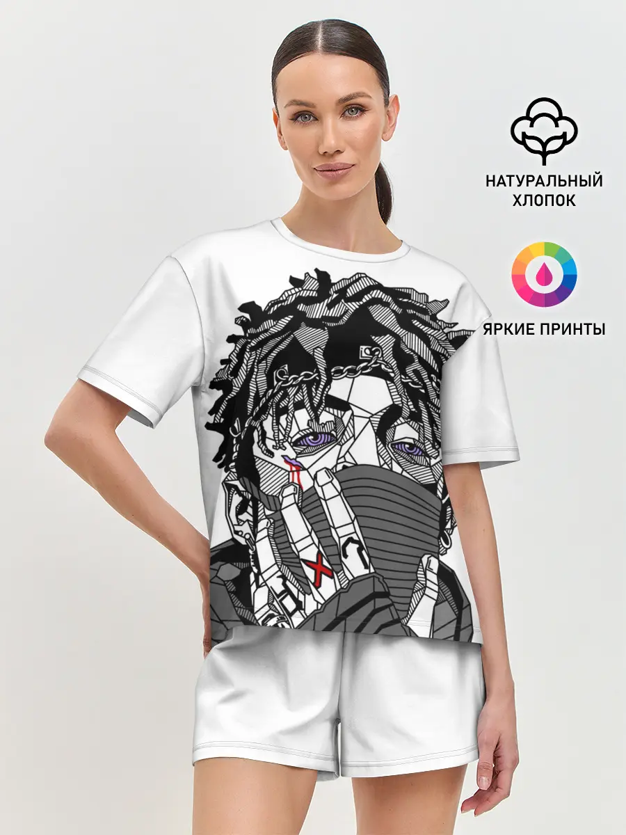 Женская пижама с шортами / Scarlxrd