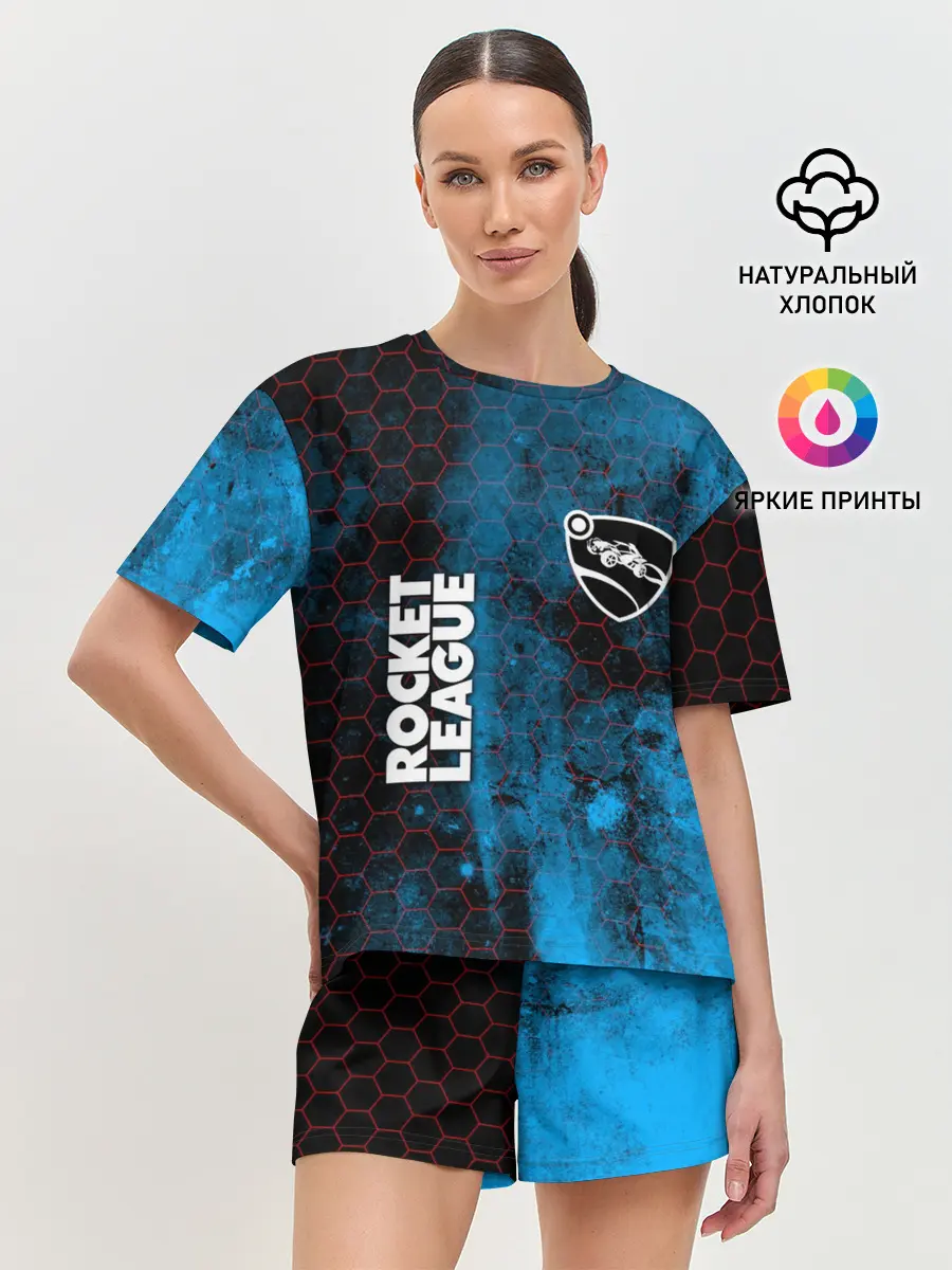 Женская пижама с шортами / ROCKET LEAGUE