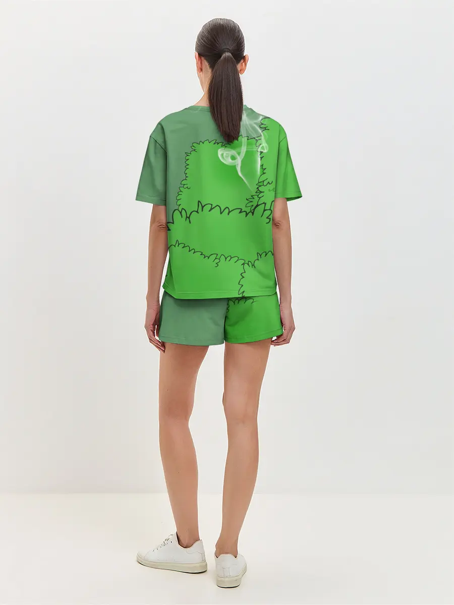 Женская пижама с шортами / Шашлыки из кустов