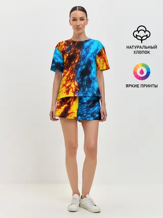 Женская пижама с шортами / БИТВА ОГНЕЙ