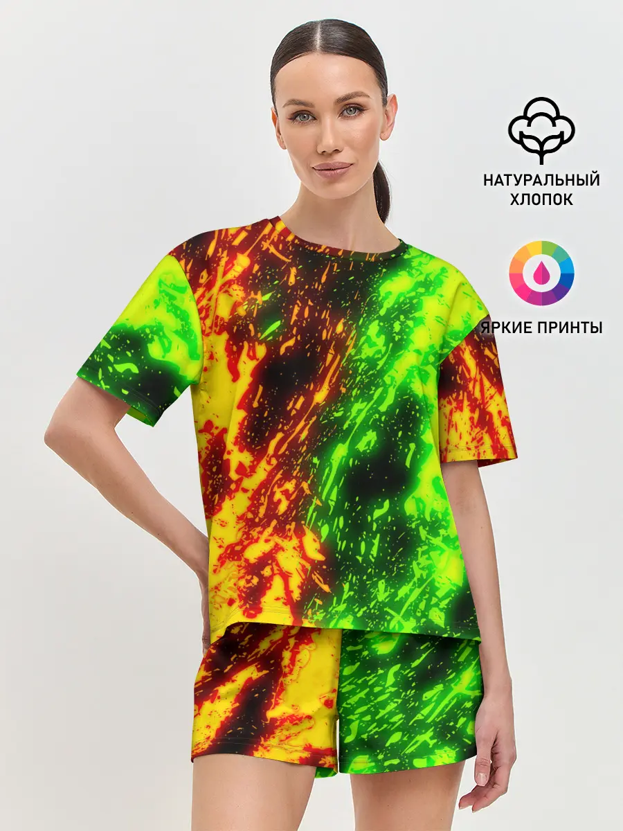 Женская пижама с шортами / TOXIC FLAME