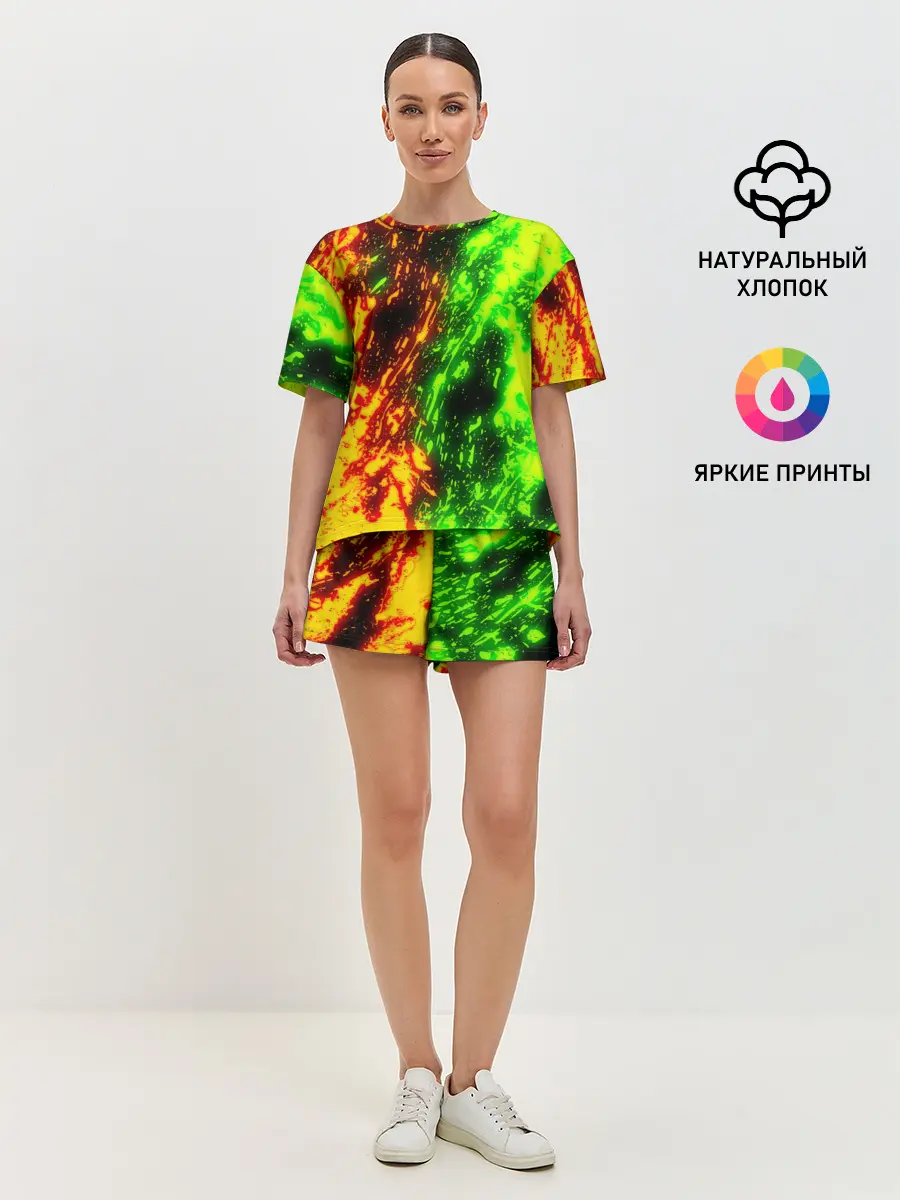 Женская пижама с шортами / TOXIC FLAME
