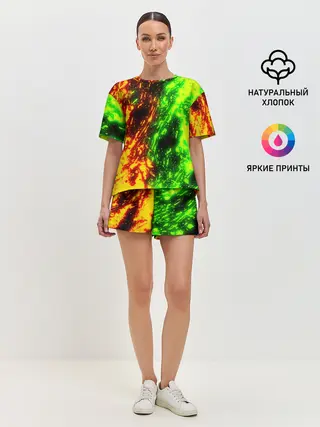 Женская пижама с шортами / TOXIC FLAME