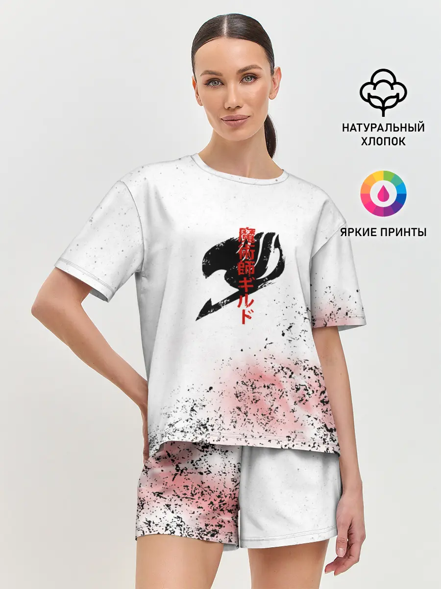 Женская пижама с шортами / Fairy Tale logo