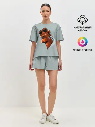 Женская пижама с шортами / Hellbad