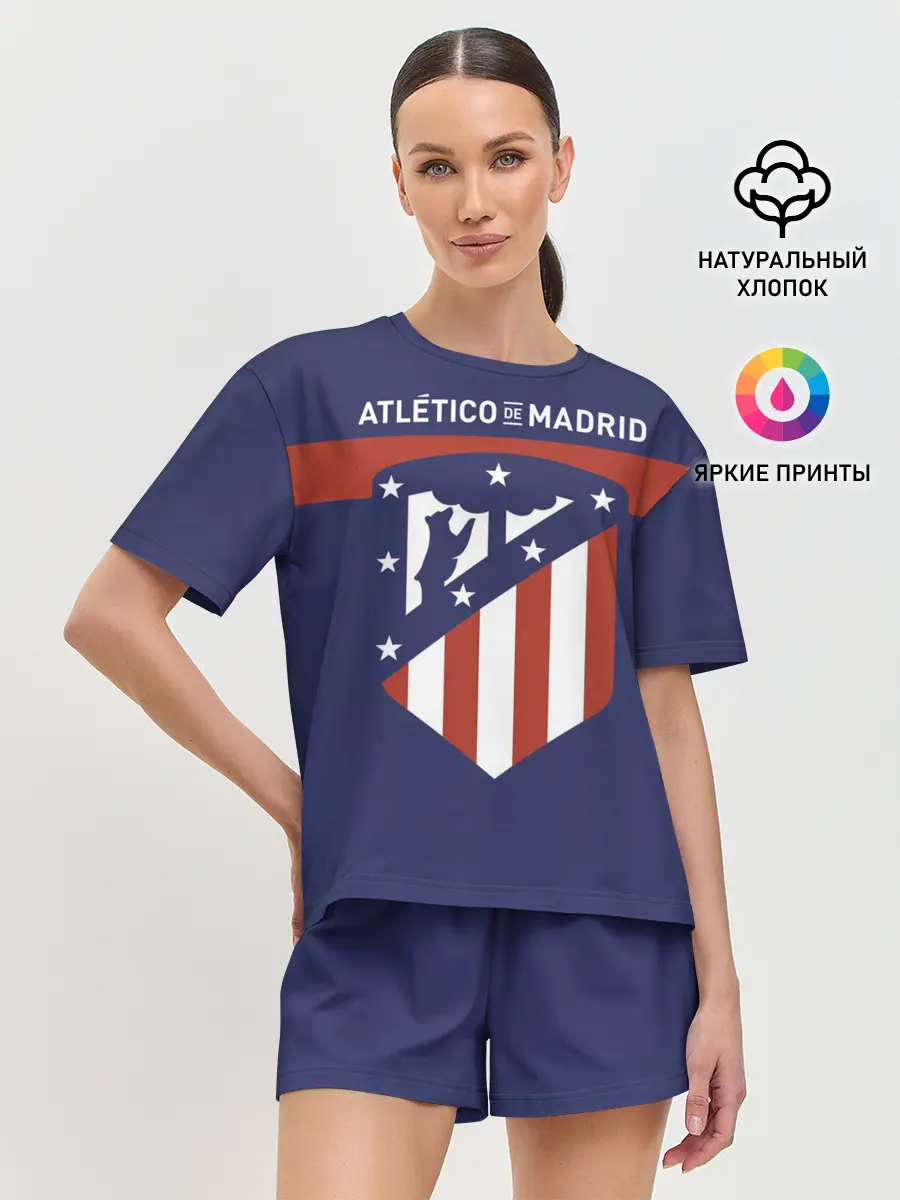 Женская пижама с шортами / Atletico de Madrid