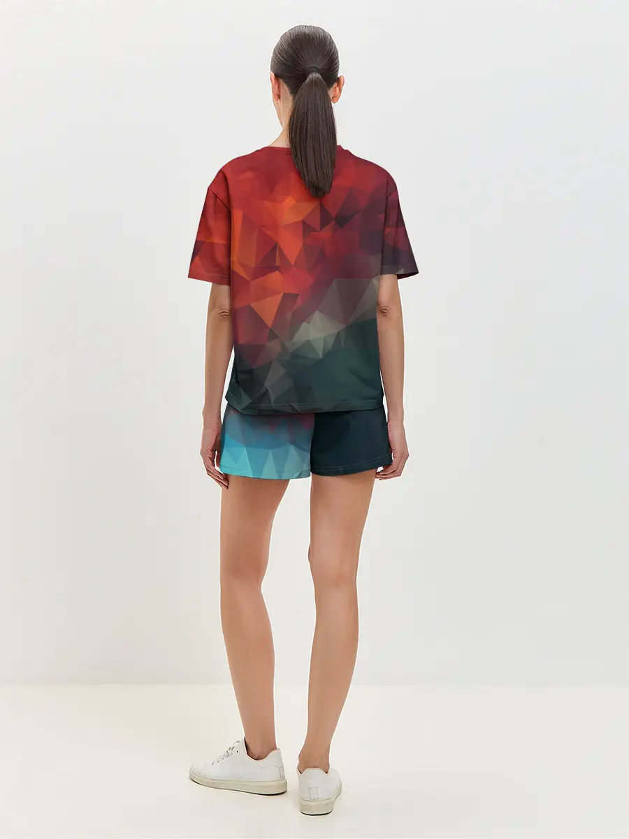 Женская пижама с шортами / АБСТРАКЦИЯ.