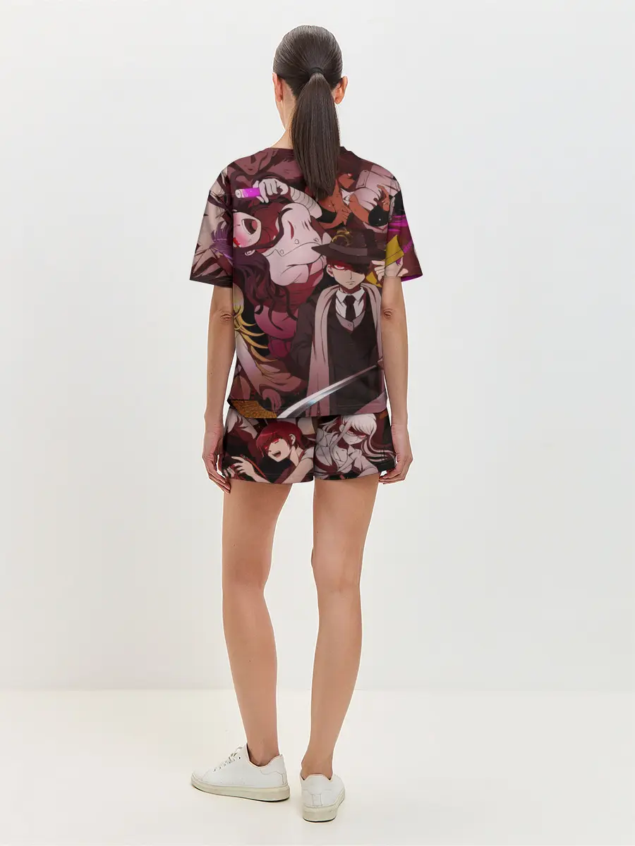 Женская пижама с шортами / danganronpa perso